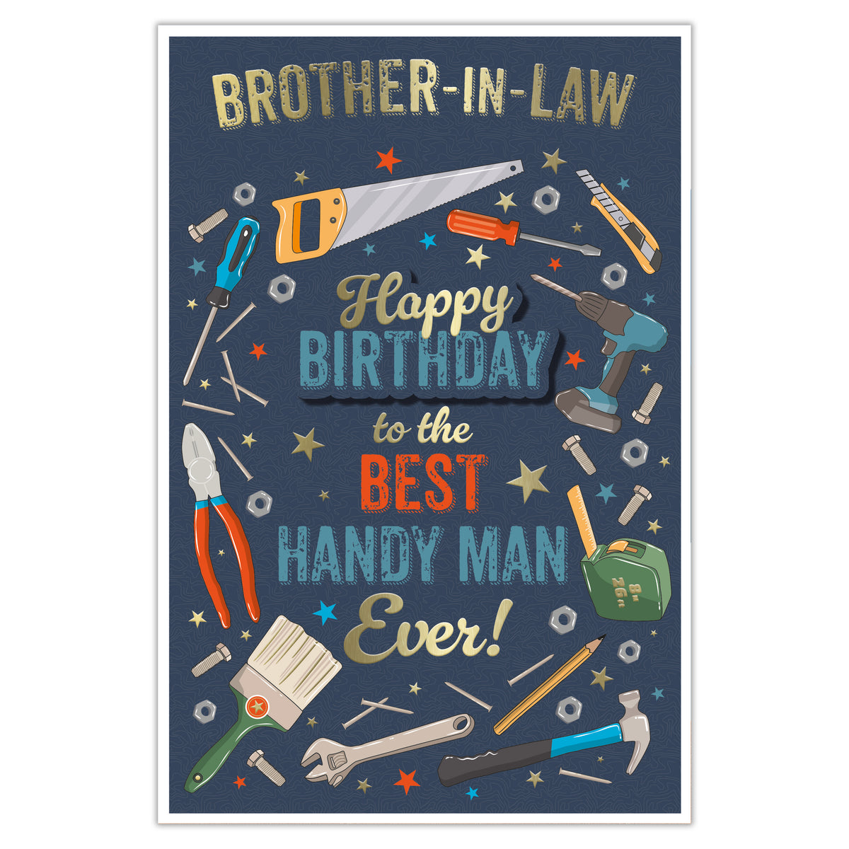 Prelude C75 Cards Birthday Brother-In-Law 6pk - Tiger Feet Ireland