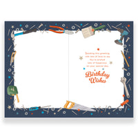 Prelude C75 Cards Birthday Dad 6pk - Tiger Feet Ireland
