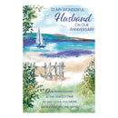 Prelude C75 Cards Husband Anniversary 6pk - Tiger Feet Ireland
