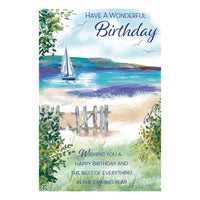Prelude C75 Cards Birthday Open 6pk - Tiger Feet Ireland
