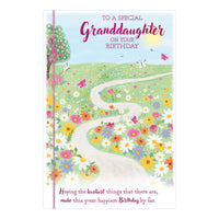 Prelude C75 Cards Birthday Granddaughter 6pk - Tiger Feet Ireland