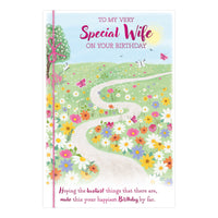 Prelude C75 Cards Birthday Wife 6pk - Tiger Feet Ireland