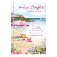 Prelude C75 Cards Birthday Daughter 6pk - Tiger Feet Ireland