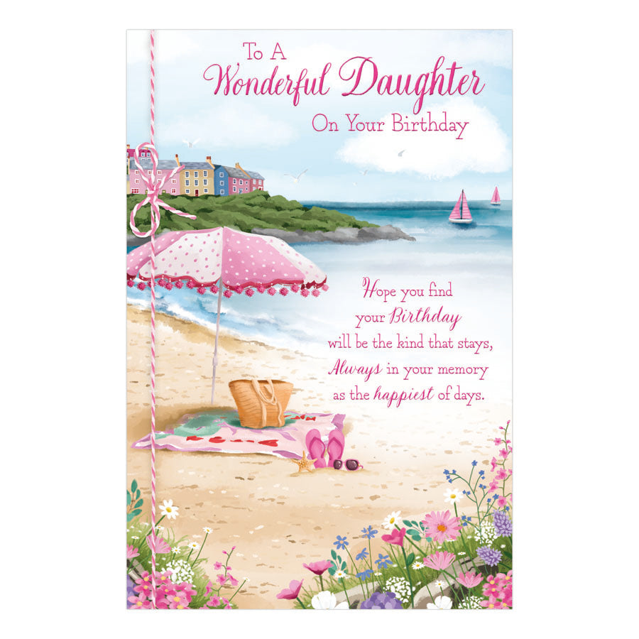 Prelude C75 Cards Birthday Daughter 6pk - Tiger Feet Ireland