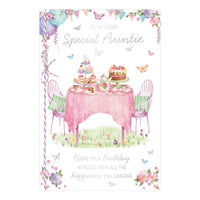 Prelude C75 Cards Birthday Auntie 6pk - Tiger Feet Ireland