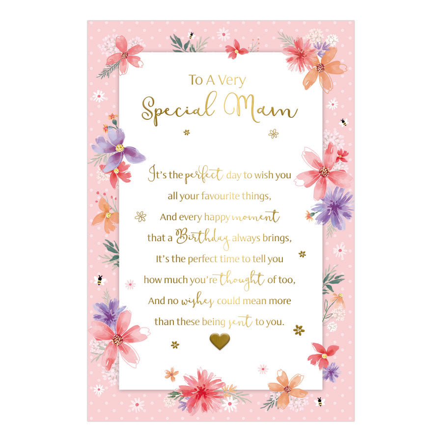 Prelude C75 Cards Birthday Mam 6pk - Tiger Feet Ireland