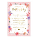 Prelude C75 Cards Birthday Open 6pk - Tiger Feet Ireland