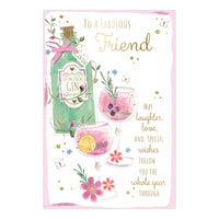 Prelude C75 Cards Birthday Friend 6pk - Tiger Feet Ireland