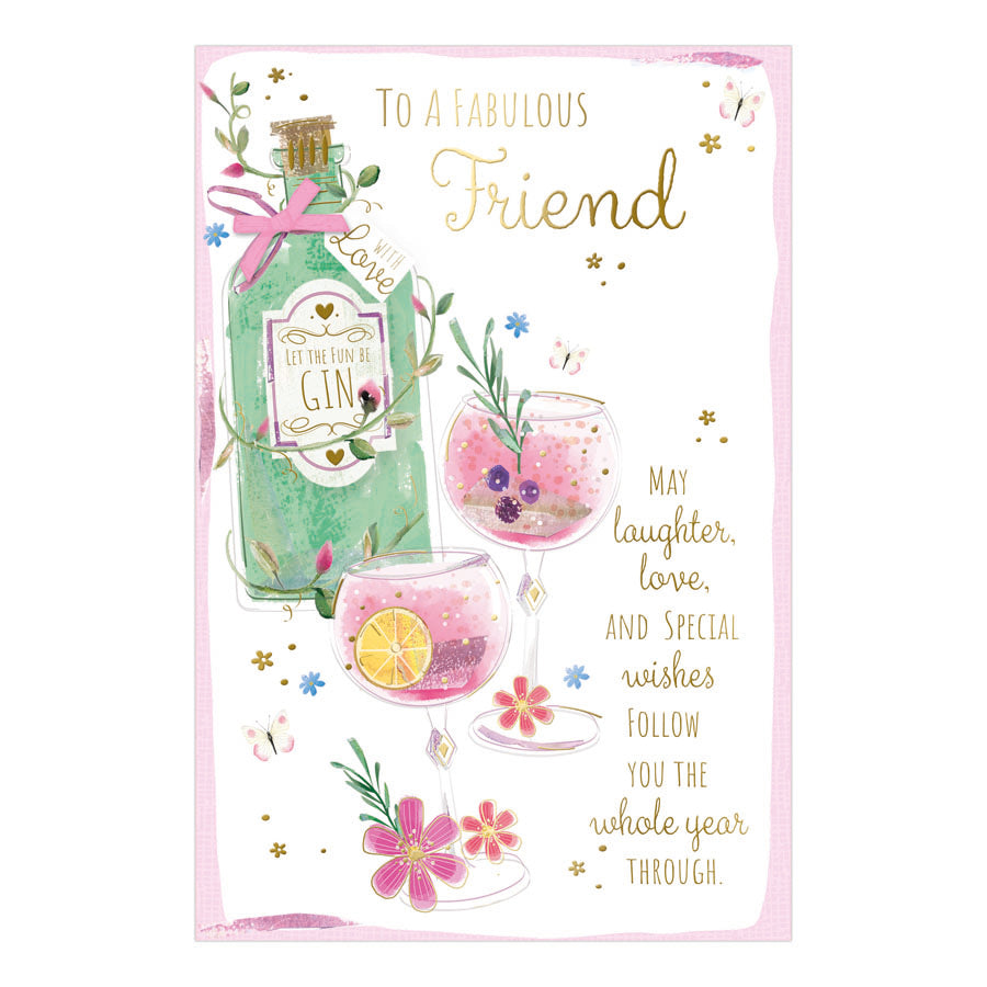 Prelude C75 Cards Birthday Friend 6pk - Tiger Feet Ireland