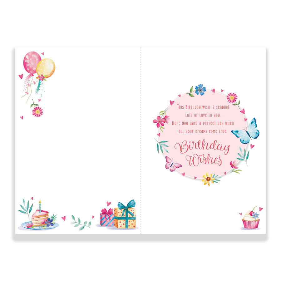 Prelude C75 Cards Birthday Auntie 6pk - Tiger Feet Ireland