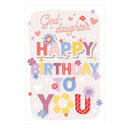 Prelude C75 Cards Birthday Goddaughter 6pk - Tiger Feet Ireland