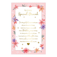 Prelude C75 Cards Birthday Friend 6pk - Tiger Feet Ireland
