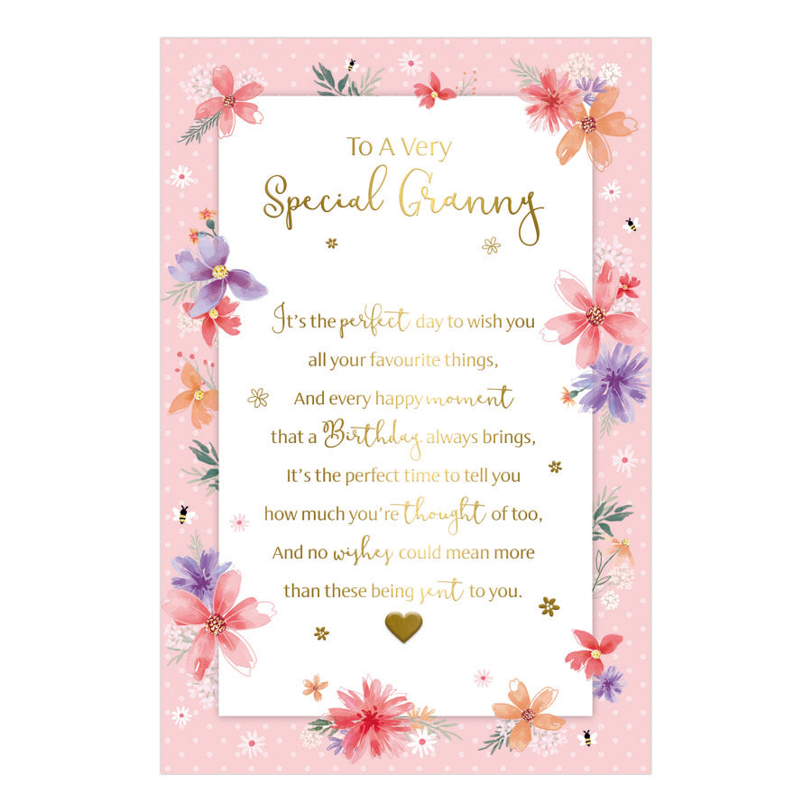 Prelude C75 Cards Birthday Granny 6pk - Tiger Feet Ireland