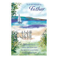 Prelude C75 Cards Birthday Father 6pk - Tiger Feet Ireland
