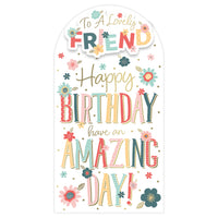 6pk Cards C55 Birthday Friend