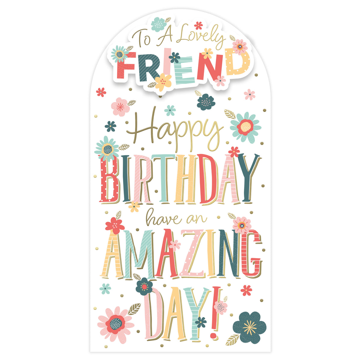 6pk Cards C55 Birthday Friend