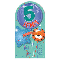 6pk Cards C55 Birthday Age 5