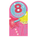 6pk Cards C55 Birthday Age 8