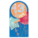6pk Cards C55 Birthday Age 13