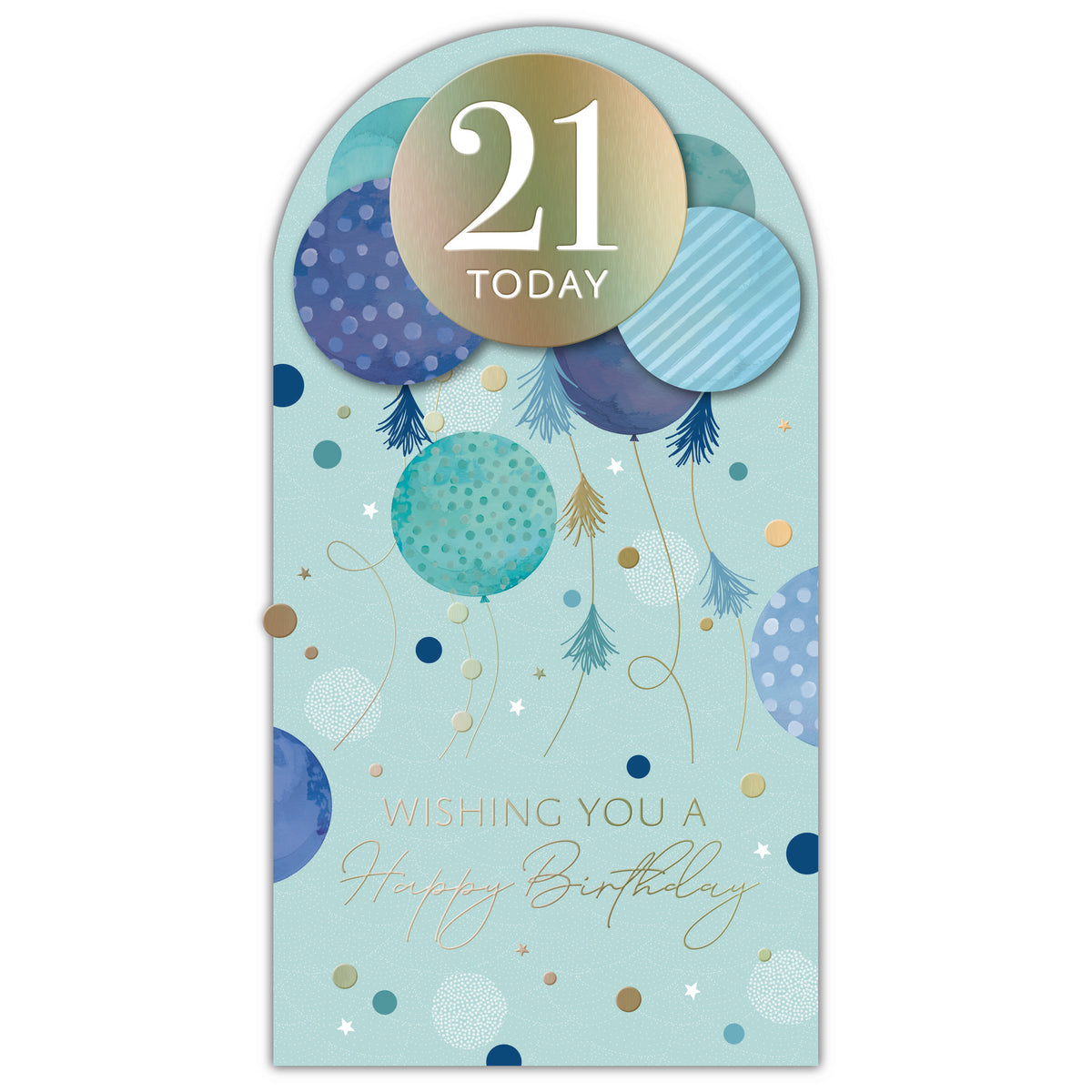6pk Cards C55 Birthday Age 21