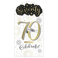 6pk Cards C55 Birthday Age 70