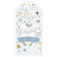 6pk Cards C55 Birth Congratulations