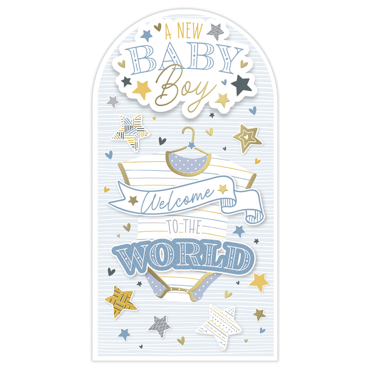 6pk Cards C55 Birth Congratulations