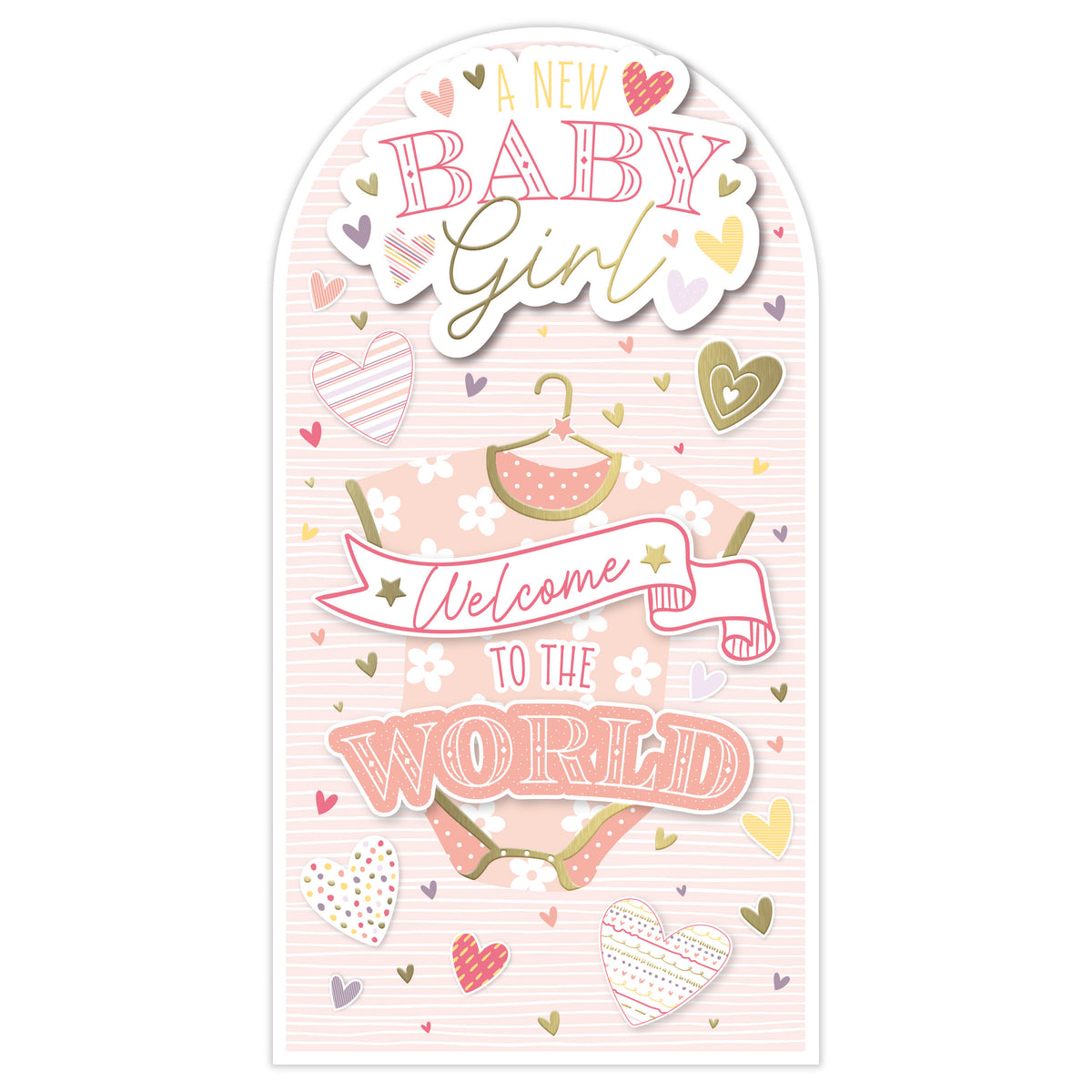 6pk Cards C55 Birth Congratulations