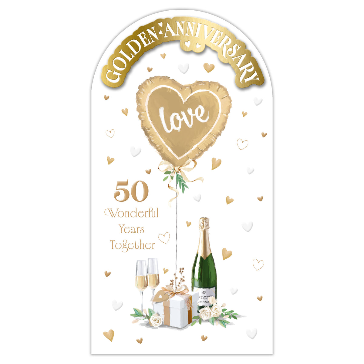 6pk Cards C55 Your Golden Anniversary