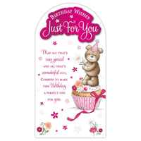6pk Cards C55 Birthday Open