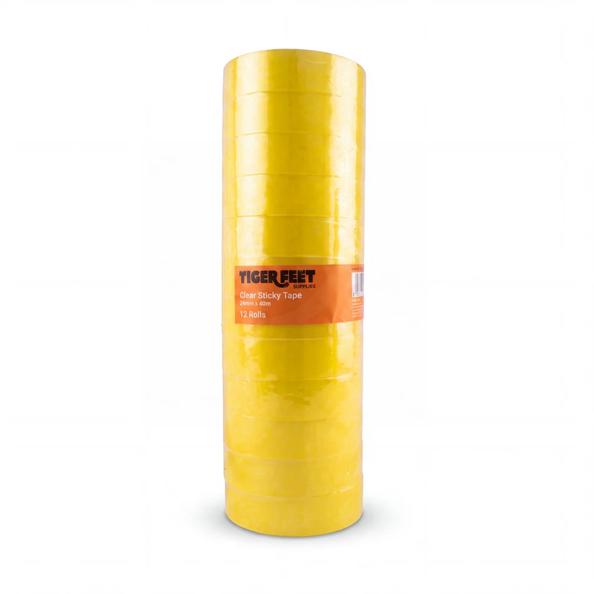 12pk Clear Sticky Tape 24mm x 40m