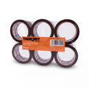 6pk Brown Parcel Tape 48mm x 66m