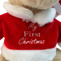 Christmas Bear My First Christmas 35cm - Tiger Feet Ireland