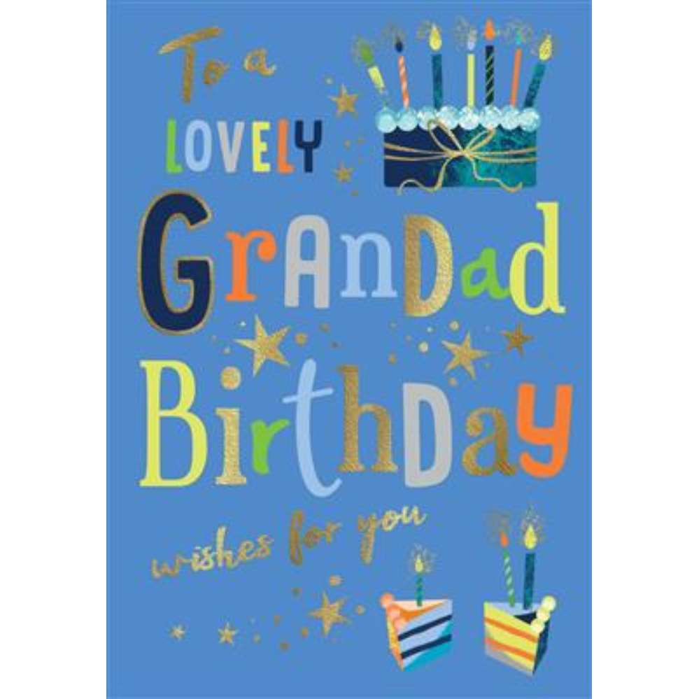 6pk Cards C75 Birthday Grandad - Tiger Feet Ireland