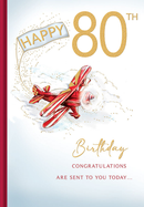 6pk Cards ED C75 Age 80 Male Plane - Tiger Feet Ireland