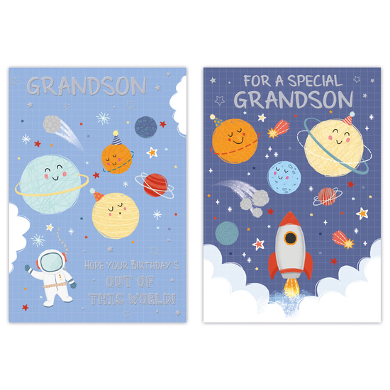 Poppyhill C50 Birthday Grandson 12pk