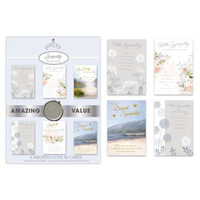 72pk (6x12) Assorted Cards C50 Sympathy - Tiger Feet Ireland