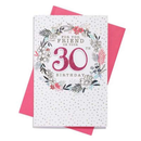 6pk Cards C75 Birthday Age 30 Friend - Tiger Feet Ireland
