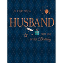 6pk Cards C50 Birthday Husband - Tiger Feet Ireland