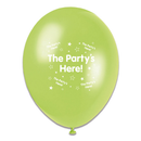 6 x 8pk Latex Balloons The Party's Here - Tiger Feet Ireland