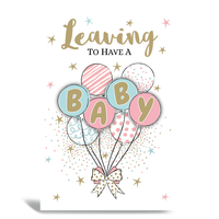 6pk Cards C50 Leaving To Have A Baby - Tiger Feet Ireland