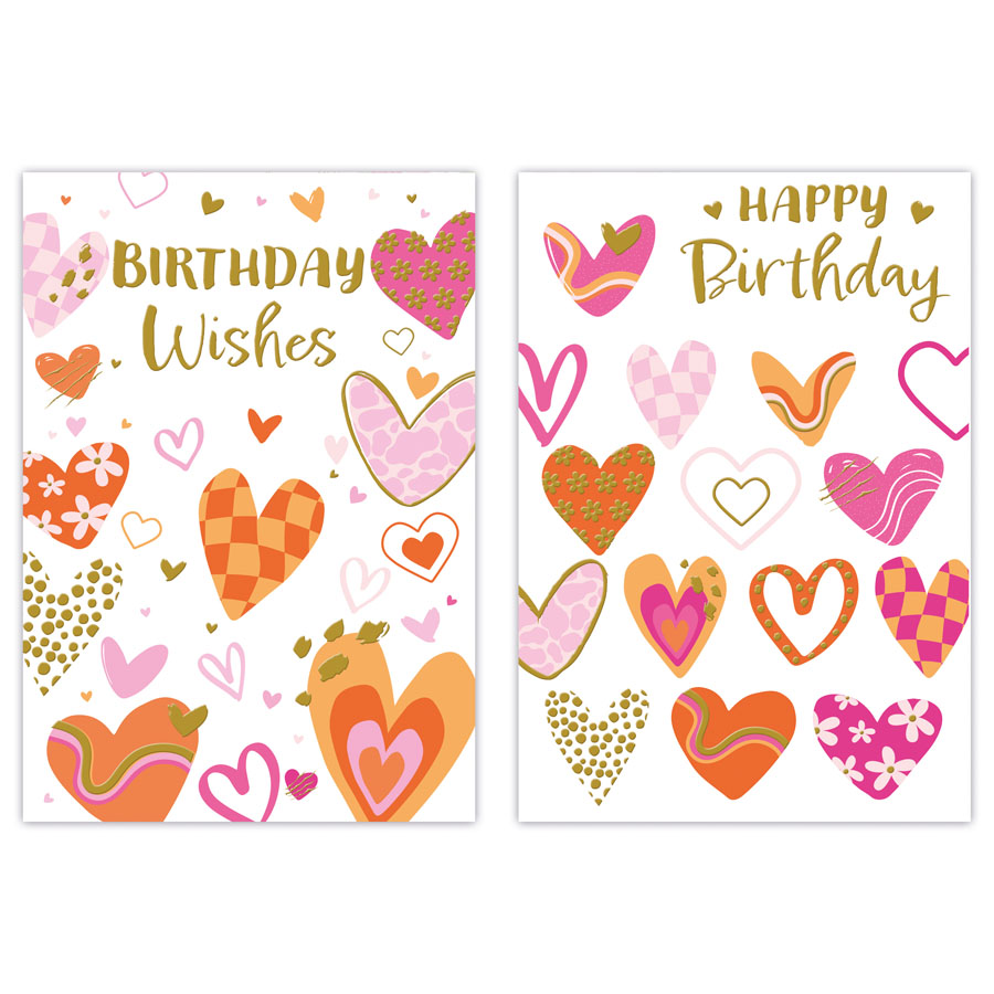 12pk Cards C50 Birthday Open - Tiger Feet Ireland