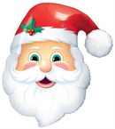 Foil Balloon 32" Supershape Jolly St. Nick - Tiger Feet Ireland