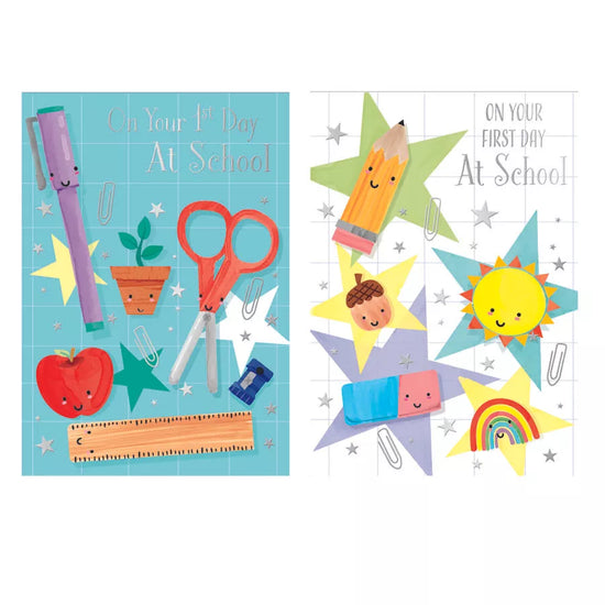 Poppyhill 12 Pack Cards C50 1st Day At School