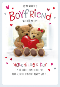 6pk Cards VD C75 Two Bear And Heart - Tiger Feet Ireland