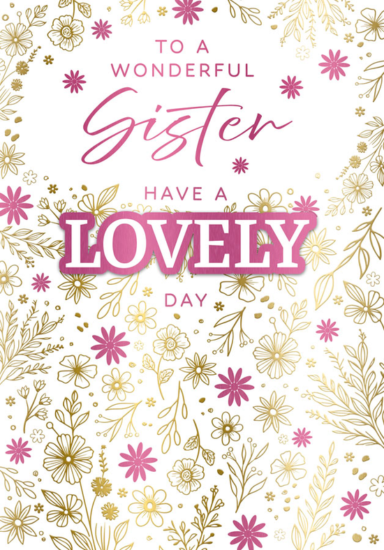 Prelude 6 Pack Cards C90 Birthday Sister