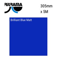 Brilliant Blue Matt Vinyl 305mm x 5M - Tiger Feet Ireland