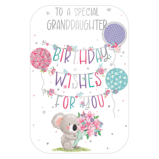 Prelude 6 Pack Cards C75 Birthday Granddaughter