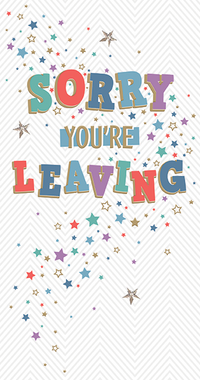 6pk Cards C55 Sorry You're Leaving - Tiger Feet Ireland