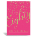 6pk Cards C50 Birthday Age 80 - Tiger Feet Ireland